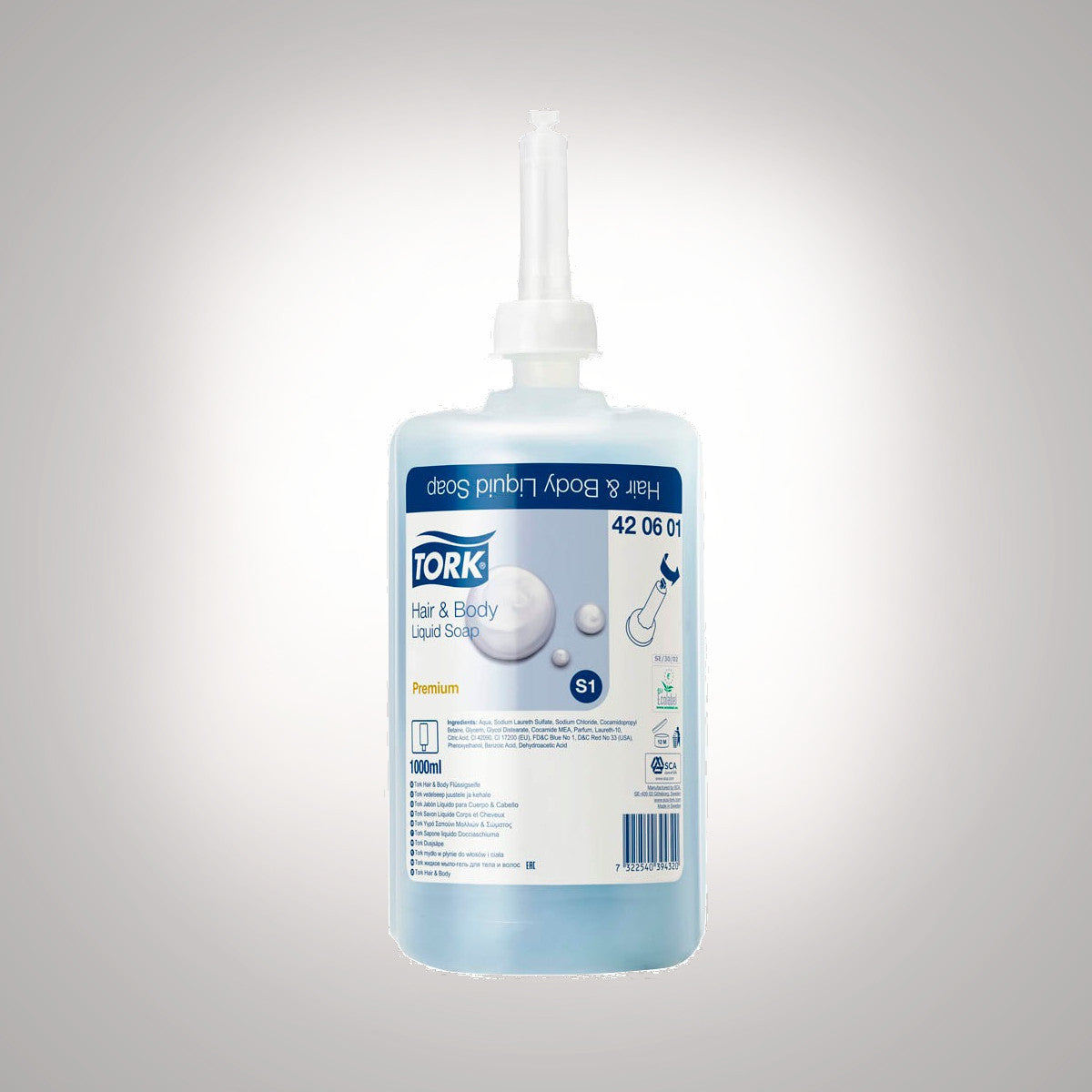 Tork Hair & Body, Premium Sıvı Sabun S1