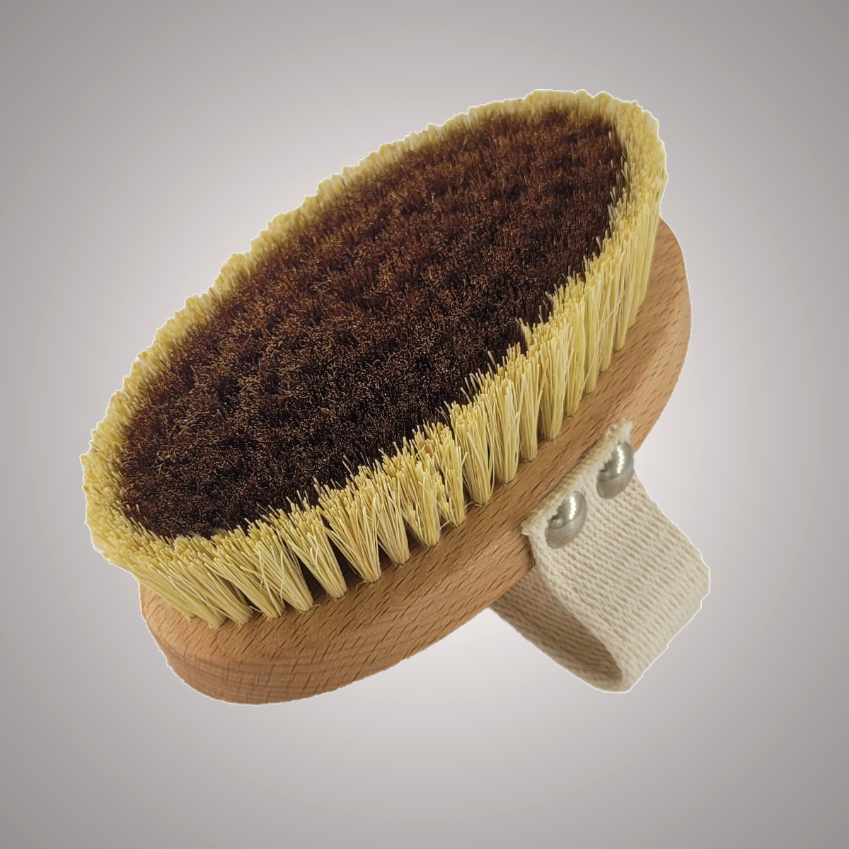 Klosterbürste (Borstenkranz Fibre/Bronzedraht & Buchenholz geölt) HyGuide