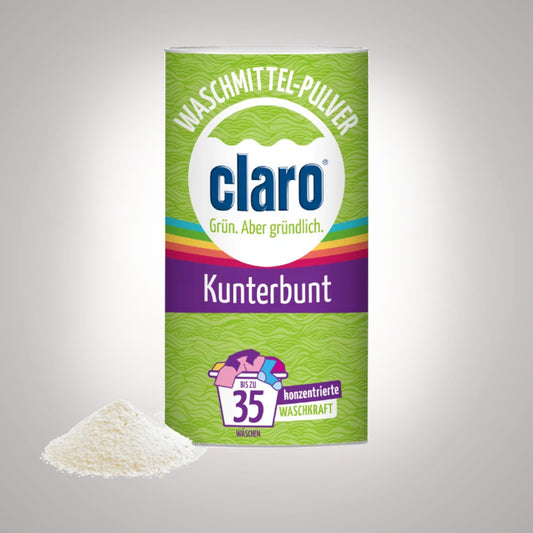 Claro Waschmittelpulver Kunterbunt 1 kg