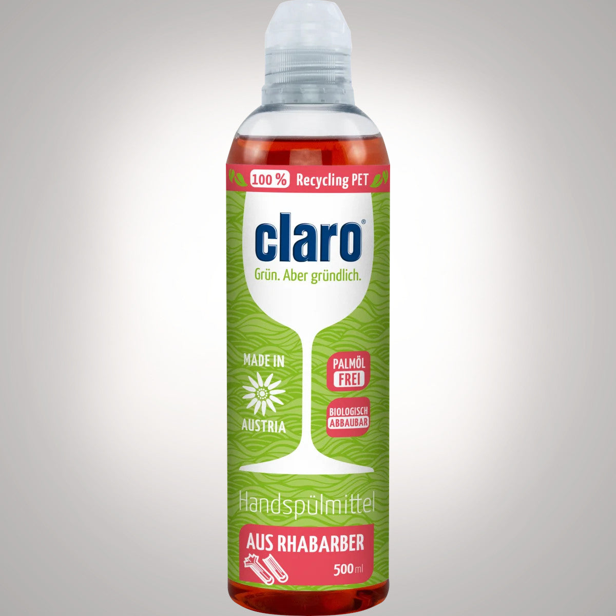 Claro Hand Geschirrspülmittel Rhabarber 500 ml