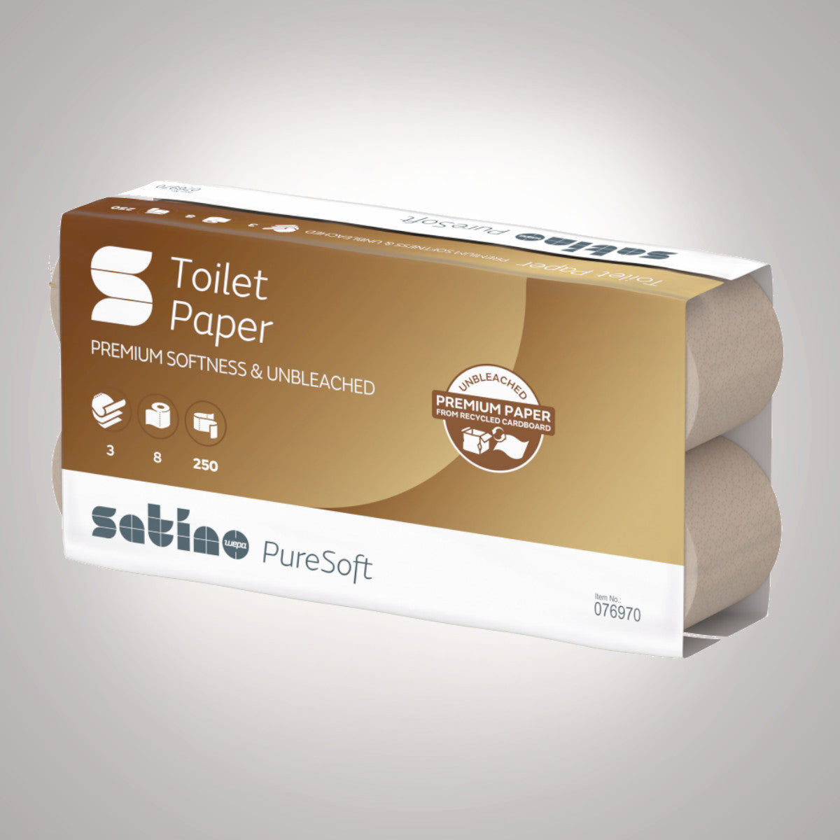 Satino PureSoft Toilettenpapier 3-lagig 64 Rollen