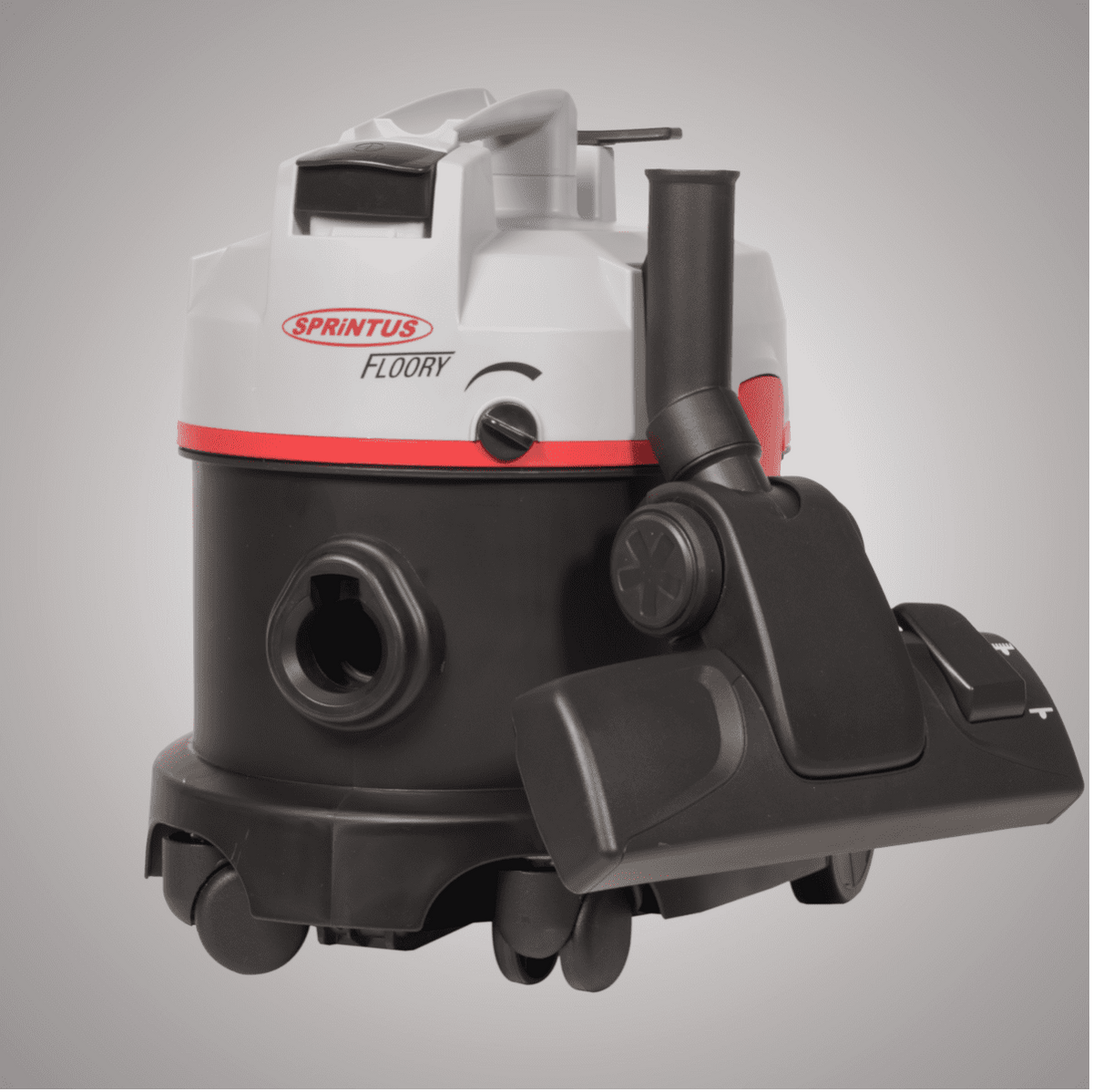 Tubo Aspiratore MisterVac Compatibile Con Sprintus Floory - Manico E Tubo Flessibile 1,9m + 0,45m, Rotante, Nero